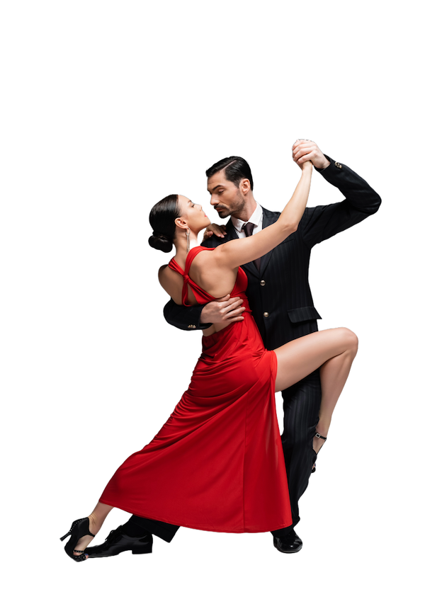 Coppia che balla insieme tango a Vicenza